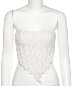 Own Saviour Knitted Point Tube Top