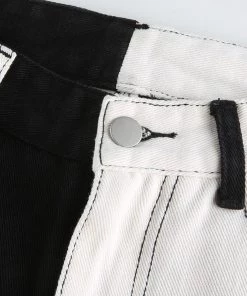 Own Saviour Black/White Splice Jeans