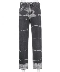 Own Saviour Pants Grey Tie Dye Jeans