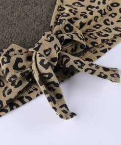 Own Saviour Tees + Tops Backless Leopard Tank Crop