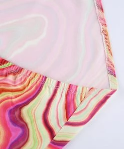 Own Saviour Red Marble Swirl Mini Dress