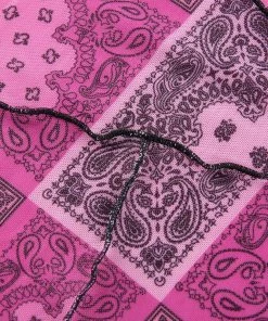 Own Saviour Patchwork Mesh Mini Skirt