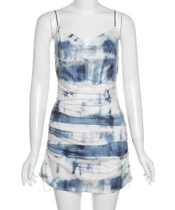Own Saviour Tie Dye Flared Mini Dress