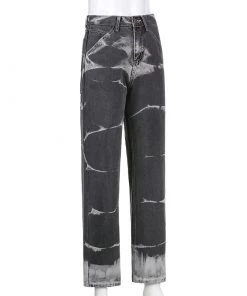 Own Saviour Pants Grey Tie Dye Jeans
