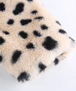 Own Saviour Thick Leopard Faux Fur Jacket