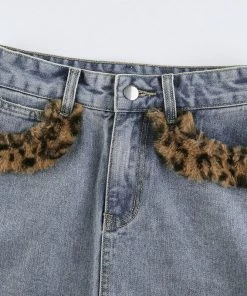 Own Saviour Leopard Faux Fur Mini Skirt Skirts