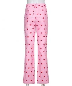 Own Saviour Heart Flare Pants