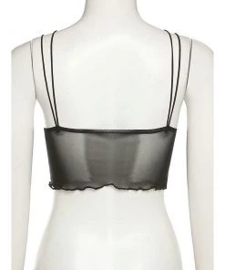 Own Saviour Brown Cross Strap Crop New In