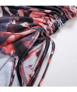 Own Saviour Renaissance Ruched Mini Dress