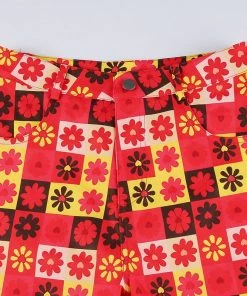Own Saviour Flower Grid Pants New In