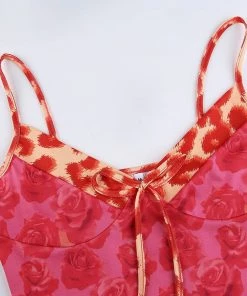 Own Saviour Rose Bow Cami Crop