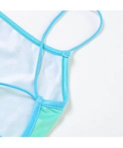 Own Saviour Tie Dye Stripe Backless Mini Dress