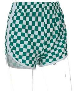 Own Saviour New In Green Checkerboard Shorts