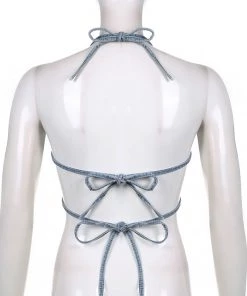 Own Saviour Black/Brown/Blue Butterfly Crop