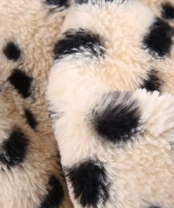 Own Saviour Thick Leopard Faux Fur Jacket