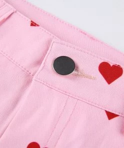 Own Saviour Heart Flare Pants