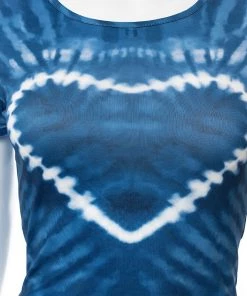 Own Saviour New In Tie Dye Heart Crop
