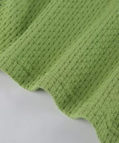 Own Saviour Green Button Crop New In