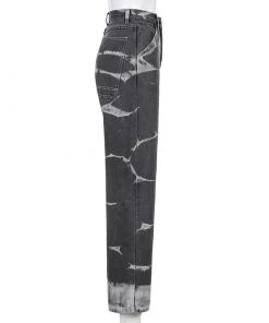 Own Saviour Brown/Grey Tie Dye Jeans