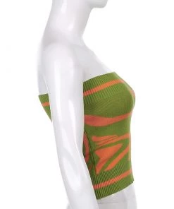 Own Saviour Knit Swirl Tube Top New In