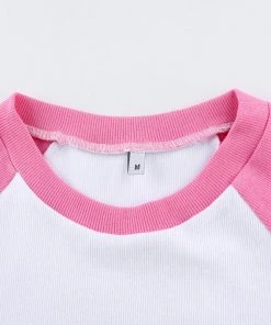 Own Saviour Pink Raglan Crop Tees + Tops