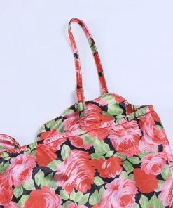 Own Saviour Floral Frill Cami Corset Crop