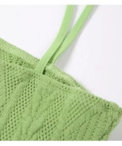 Own Saviour Dresses + Sets Green Knit Mini Dress