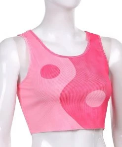 Own Saviour Pink Yin Yang Vest Crop New In