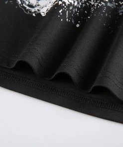 Own Saviour Black Ribcage Crop Tees + Tops