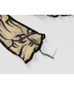 Own Saviour New In Tattoo Semi Sheer Crop