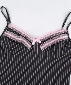 Own Saviour Pinstripe Mini Dress