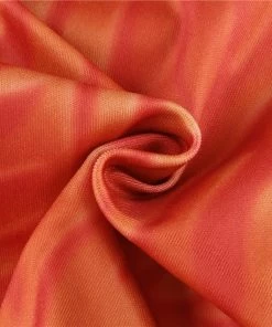 Own Saviour Orange Zebra Mini Dress