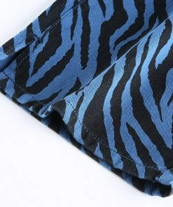 Own Saviour Blue Zebra Jeans Pants