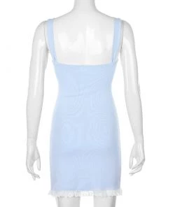 Own Saviour Frill Cut Out Dress