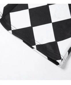 Own Saviour Diamond Check Flared Pants