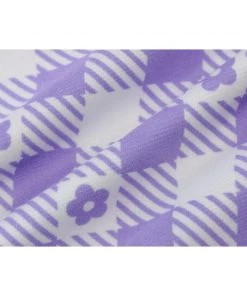 Own Saviour Purple Floral Plaid Pants New In