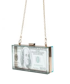 Own Saviour Transparent Dollar Clutch/Shoulder Bag