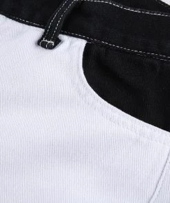 Own Saviour Slant Front Splice Jeans Pants