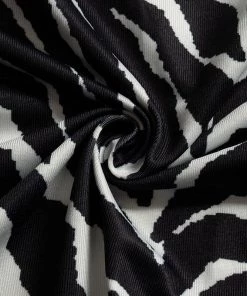 Own Saviour Zebra Backless Wrap Around Crop New In