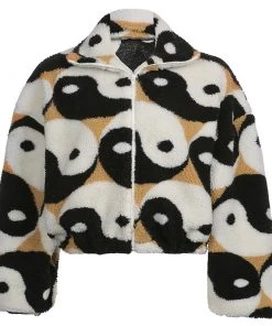 Own Saviour New In Yin Yang Teddy Jacket