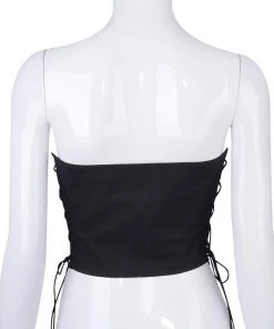 Own Saviour Side Tie Corset Crop New In