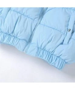 Own Saviour Baby Blue Puffer Jacket