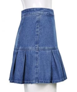 Own Saviour Frill Pleat Mini Skirt New In