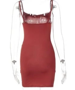 Own Saviour Dresses + Sets Cowl Neck Bodycon Mini Dress