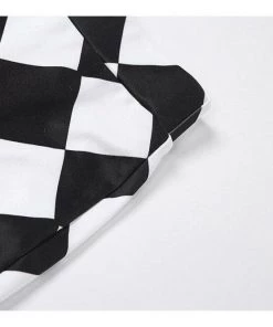 Own Saviour Diamond Check Flared Pants