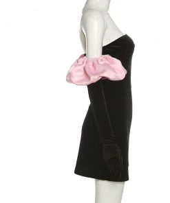 Own Saviour New In Puff Sleeve Gloved Mini Dress