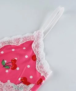 Own Saviour Cherry Pop Cami Crop New In