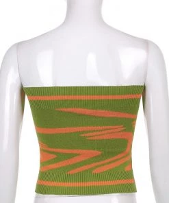 Own Saviour Knit Swirl Tube Top New In