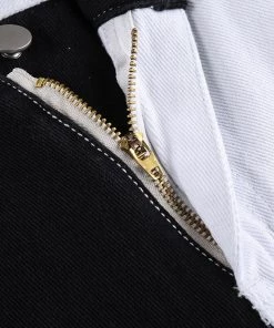 Own Saviour Slant Front Splice Jeans Pants