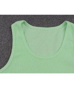 Own Saviour Green Ruffles Crop